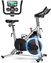 MJWW Stationary Bike, 32-Level Magnetic Exercise Bike 300lbs Max