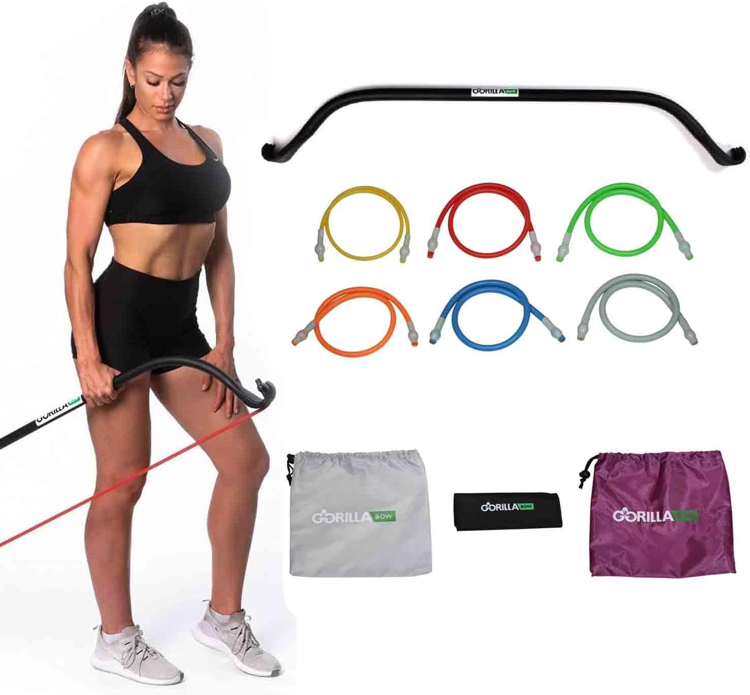 Lite All-in-One Home Gym System, Portable Resistance Band Bar for Strength Training, HIIT & Full Body Workouts, Lightweight Design for Home, Travel & Outdoor Use - view 7