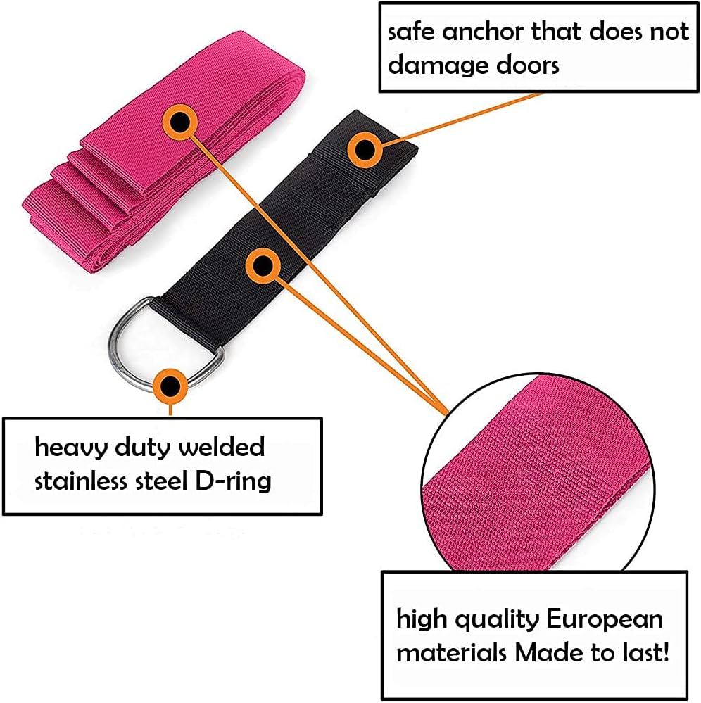 Door Leg Stretcher, Door Flexibility & Stretching Leg Strap - Great for Ballet Cheer Dance Gymnastics or Any Sport Leg Stretcher Door Flexibility Trainer Premium Stretching Equipment - view 5