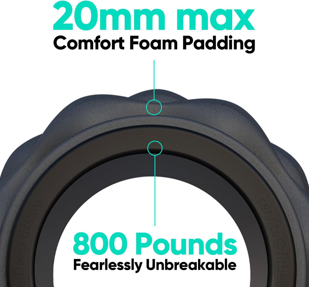Back Roller, Back Wheel Foam Roller - Targeted Muscle Roller for Deep Tissue Massage, Back Stretcher - view 4