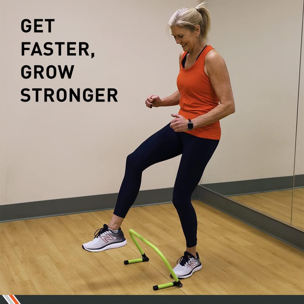 Adjustable Athletic Speed Training Hurdles, Jumping & Speed Training Fitness Equipment, Hurdles for Track & Field, Basketball, Soccer & More, Set of 5 - view 6