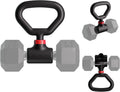 Hyperbell Dumbbell Converter - Convert Dumbbells to Barbell Set and Kettlebell for Home Fitness - Adjustable & Up to 200 lb Capacity Weight Barbell for Weight Lifting