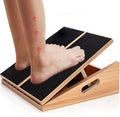 Slant board for calf stretching wooden calf stretcher incline board adjustable calf stretch board for squats knees ankle