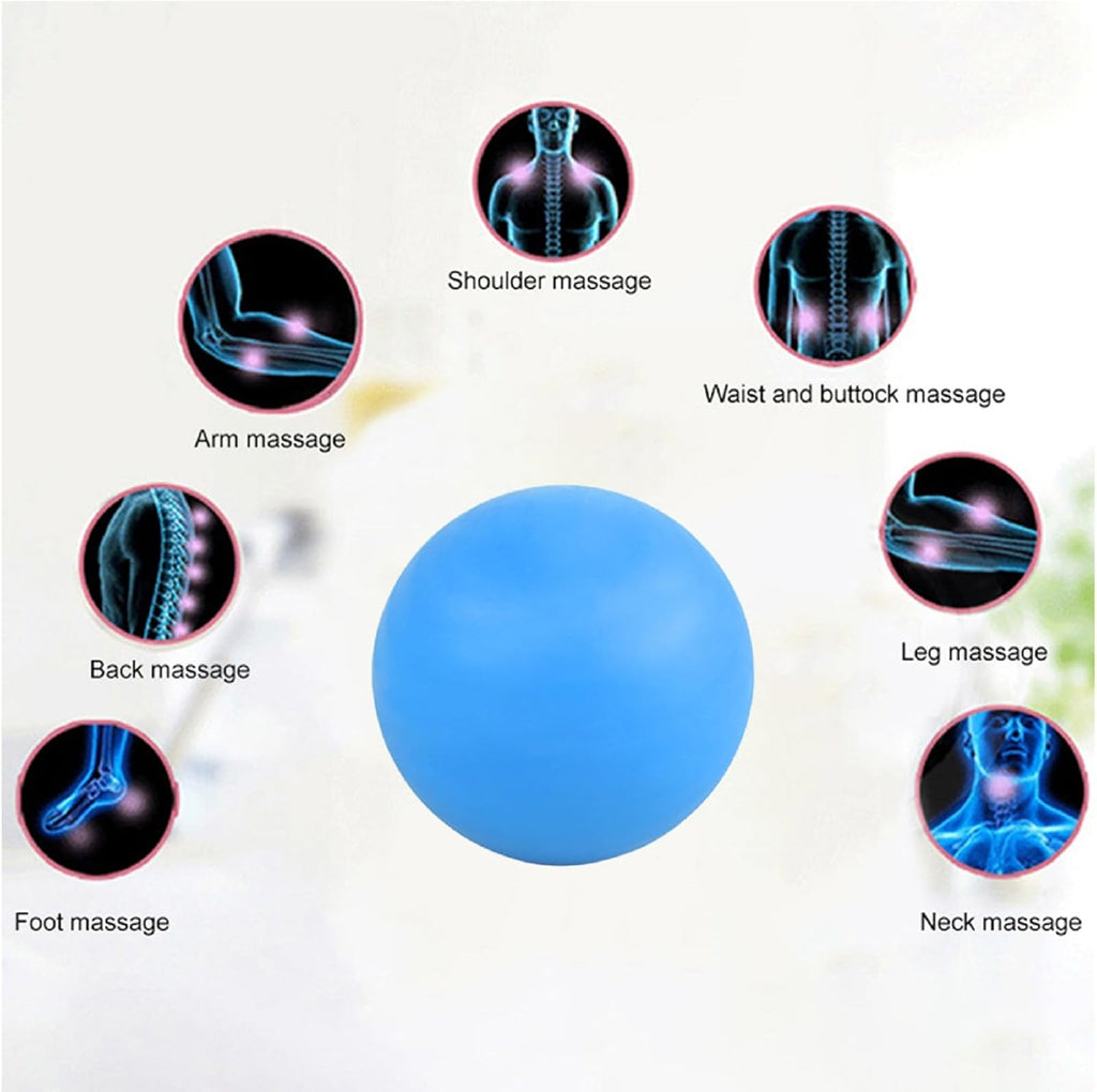 Massage Lacrosse Ball Therapy for Sore Muscles Myofascial Release | Shoulders, Neck, Back, Foot, Body, Deep Tissue, Trigger Point, Muscle Knots, Yoga - view 3