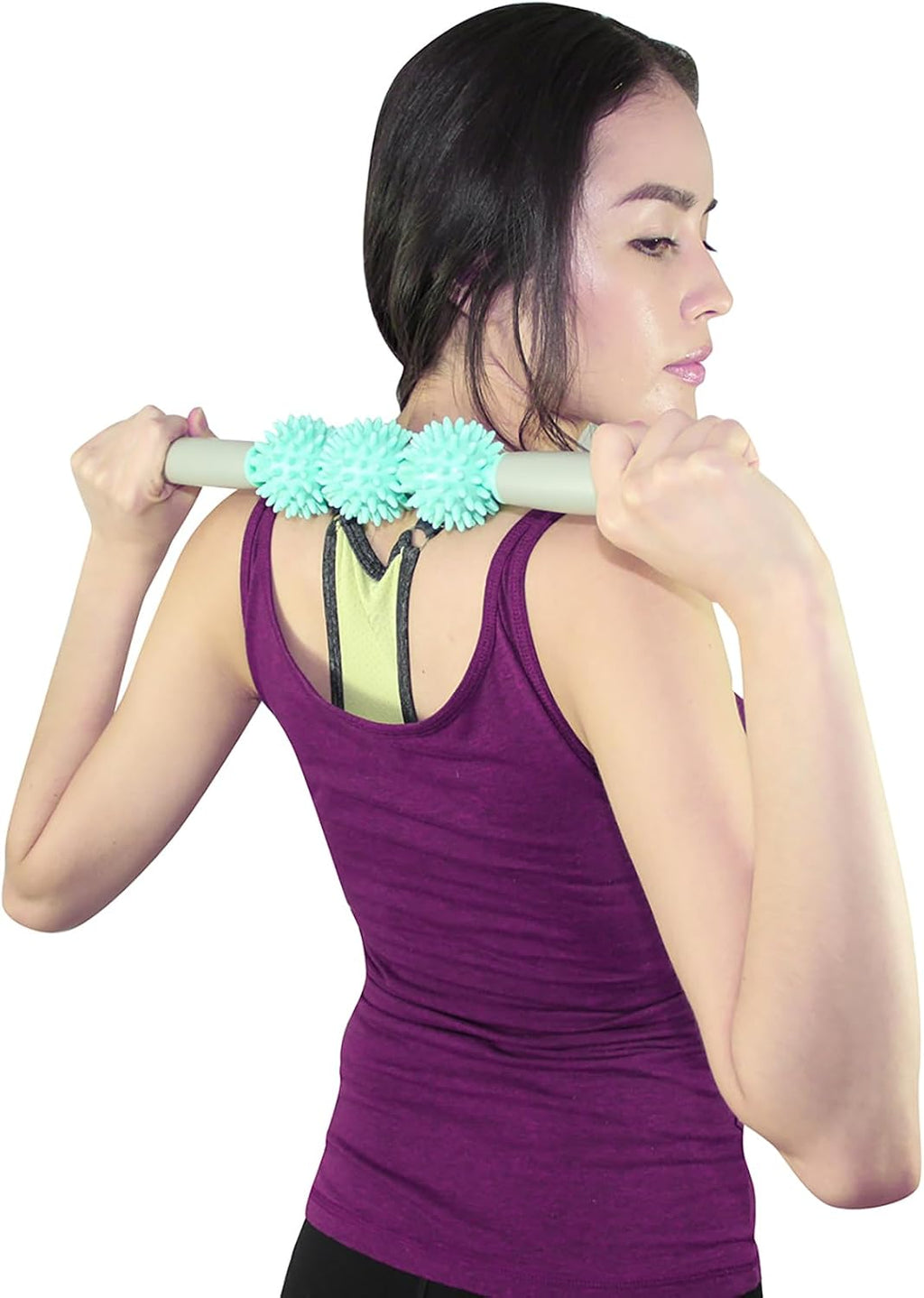 Fascia Muscle Roller, Cellulite Massager, Fascia Roller Stick | for Cellulite and Sore Muscles - Neck, Leg, Back, Body Deep Tissue Massage Stick Tools - 3 Balls Size Version - view 5