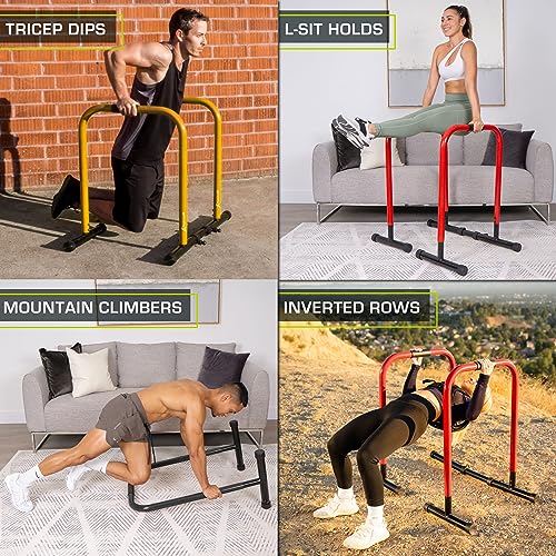 Power Dip Station Adjustable Height Upper Body Equipment for Home Gym - view 7