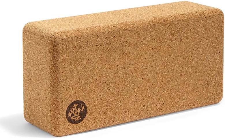 Yoga Block - Fine-Grain Block, Yoga Equipment, Home Gym Accessory, Pilates Tool, Lightweight for Travel, Extra Firm Workout Accessory with Comfortable Edges