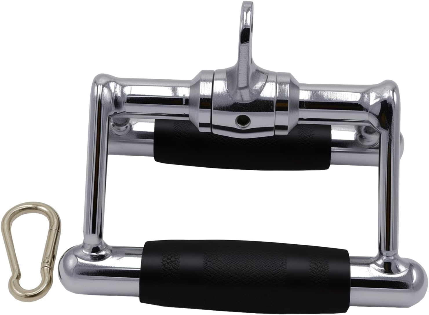 LAT Pull Down Bar,V-Shaped Rotating Straight Press Down Bar,Tricep Rope,Strength Training Double D Row Handle Cable Attachment for Weight Workout,Cable Machine Accessories