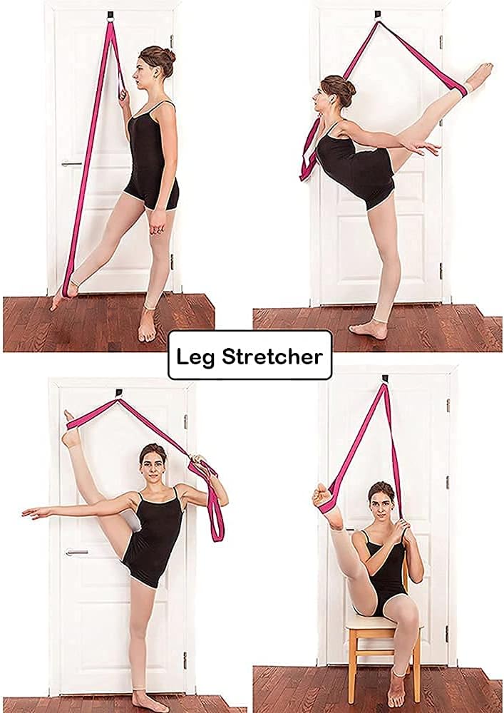 Door Leg Stretcher, Door Flexibility & Stretching Leg Strap - Great for Ballet Cheer Dance Gymnastics or Any Sport Leg Stretcher Door Flexibility Trainer Premium Stretching Equipment - view 3