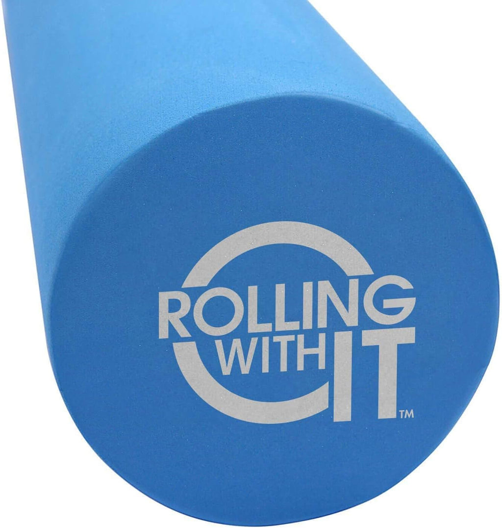 High Density Foam Roller for Physical Therapy | High-density EVA foam, Firm core with smooth surface, Keeps its shape, For back, legs & IT band, Deep tissue muscle recovery