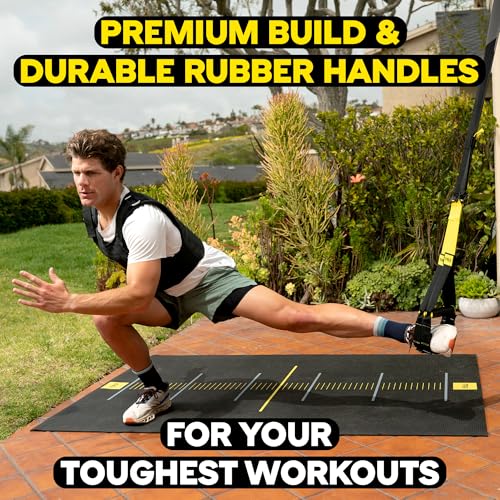 Pro3 Home Gym System – Professional-Grade Suspension Trainer for Strength Training, HIIT, Cardio & Full-Body Workouts, Durable Design with Indoor & Outdoor Anchors - view 4