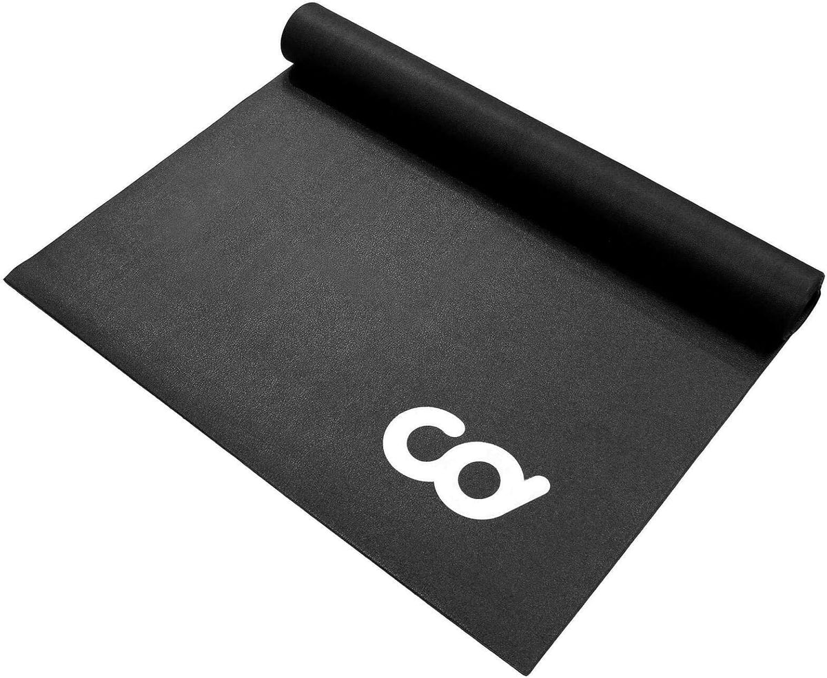Bike Trainer Floor Mat - Compatible with Indoor Exercise Stationary Bike Treadmill Elliptical Waterproof Gym Flooring Equipment - Indoor Cycle Stepper - Soft 30" x 60" (76 x 153cm) - view 3