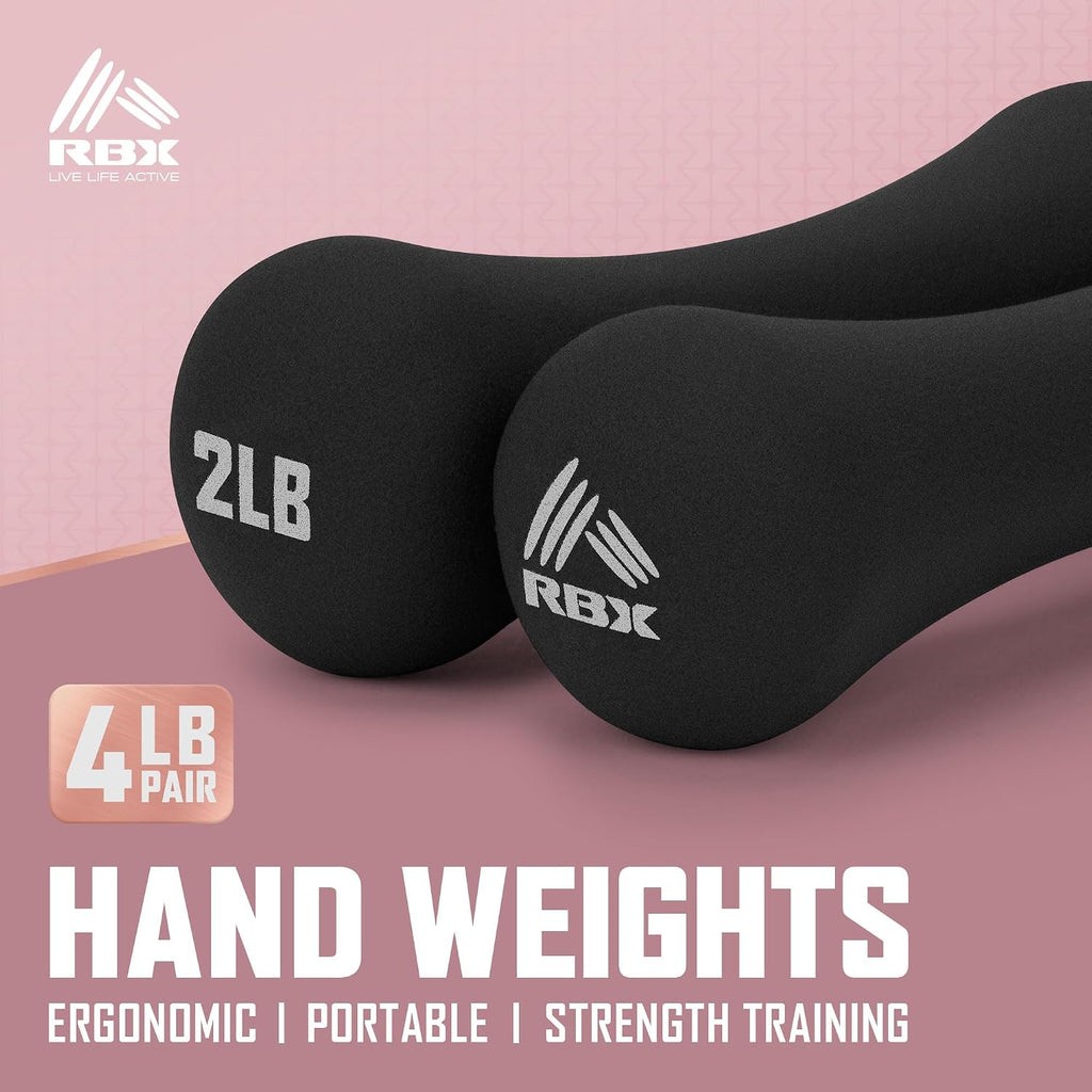Hand Weights, Neoprene Hand Weights for Home Workouts, Cardio & Strength Training, Home Gym Equipment - view 2