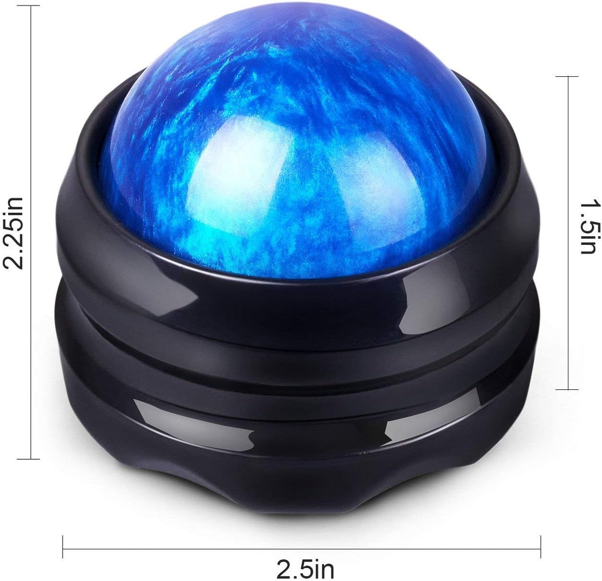 Manual Massage Roller Ball - Massager and Therapy Tool for Sore Muscles, Shoulders, Arms, Neck, Back, Feet, Body, Deep Tissue, Stiffness, Joint Pain, Stress Relief - view 6
