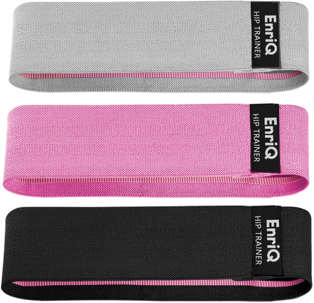 Booty Bands Fabric Resistance Bands for Legs and Butt - Non Slip Cloth Hip Bands Elastic Workout Bands - Activate Glutes and Thighs - Made of Premium Elastic Fabric - view 8