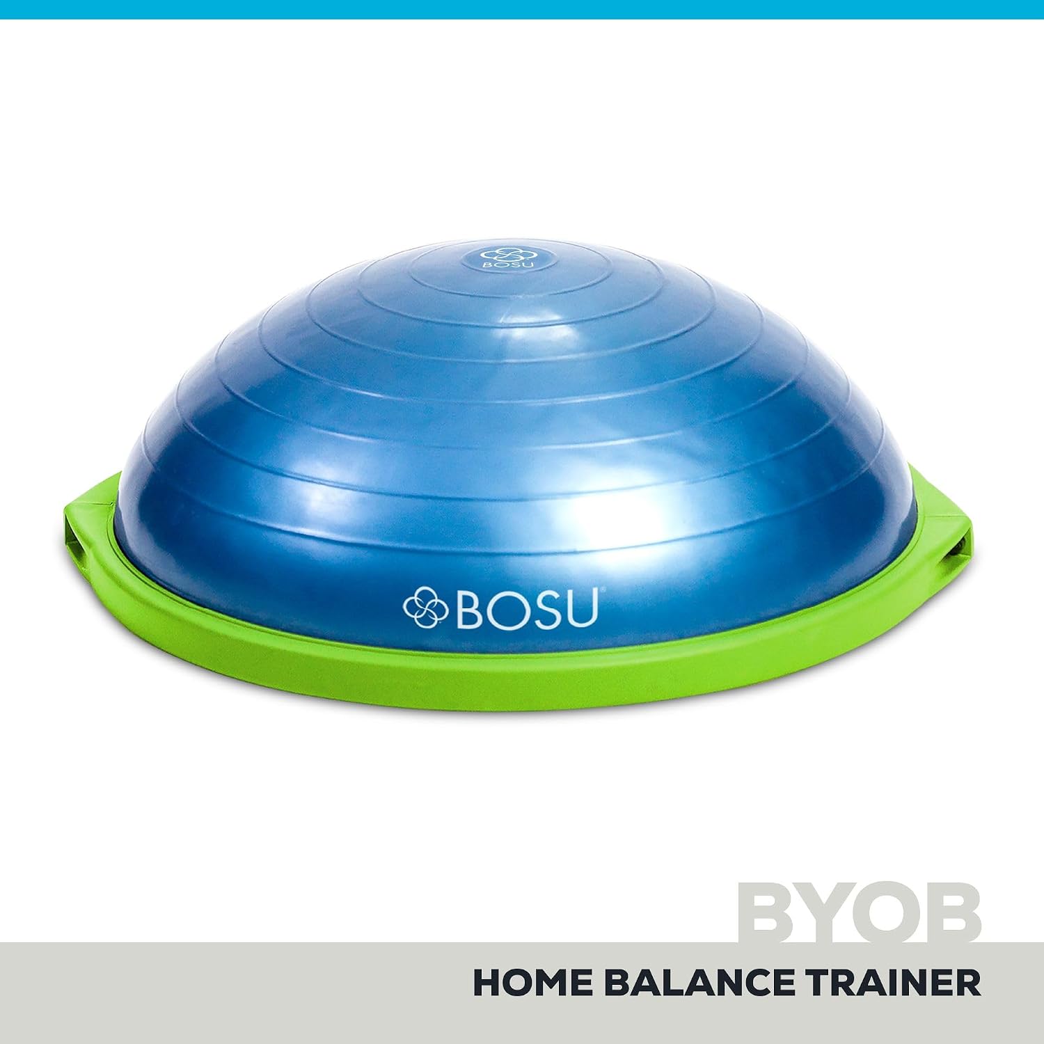 Balance Ball Exercise Trainer, Home Gym Equipment w/Guided Workouts & Pump, 26" Inflatable Fitness Platform for Strength Training, Standing, Balancing, and Core Workout - view 3