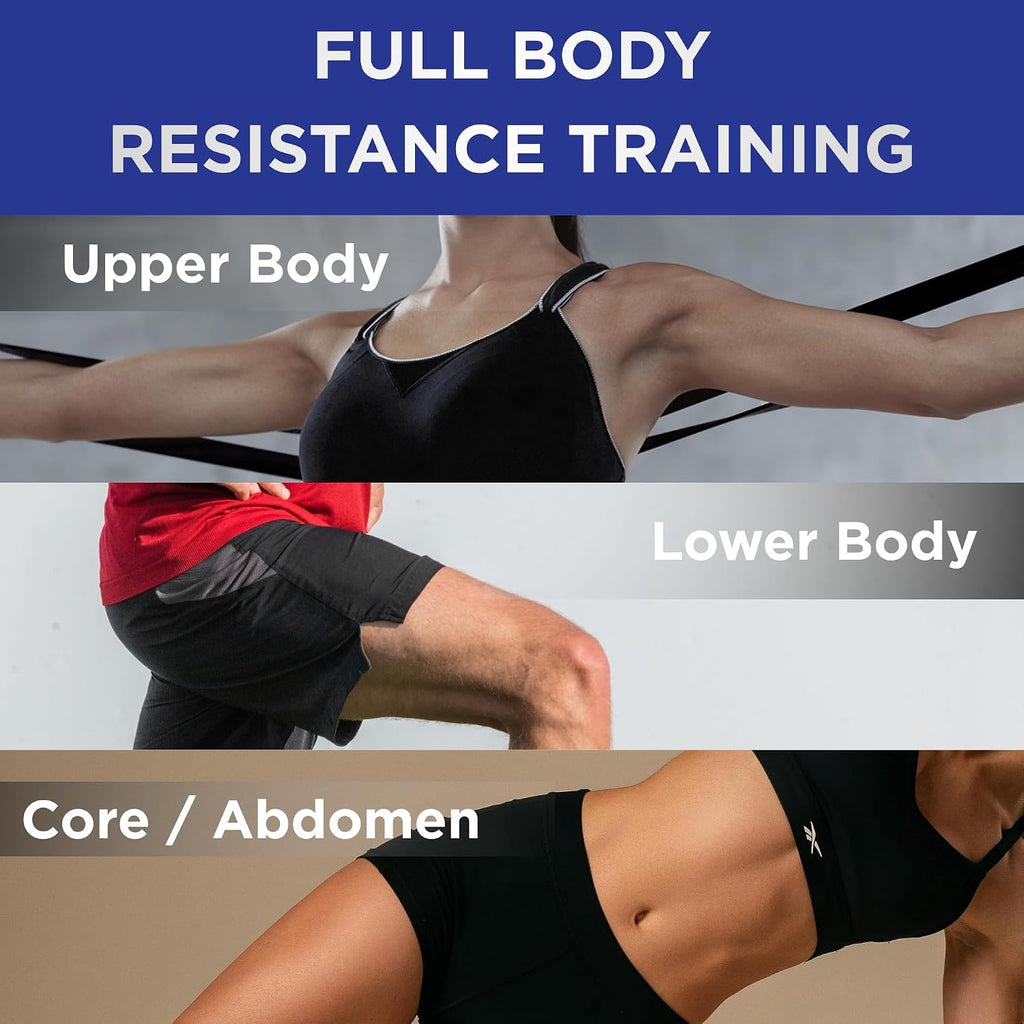 Resistance Band, Gold, Max, 25-Yard Roll, Latex-Free, Elastic Band for Exercise, Physical Therapy, Yoga, Pilates, Stretching, Home Workouts, Color-Coded for Easy Resistance Levels - view 5