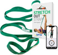 OPTP The Original Stretch Out Strap with Exercise Book, USA-Made Yoga Strap | USA-made Stretch Out Strap for flexibility & mobility, physical therapy, yoga stretching strap & knee therapy strap