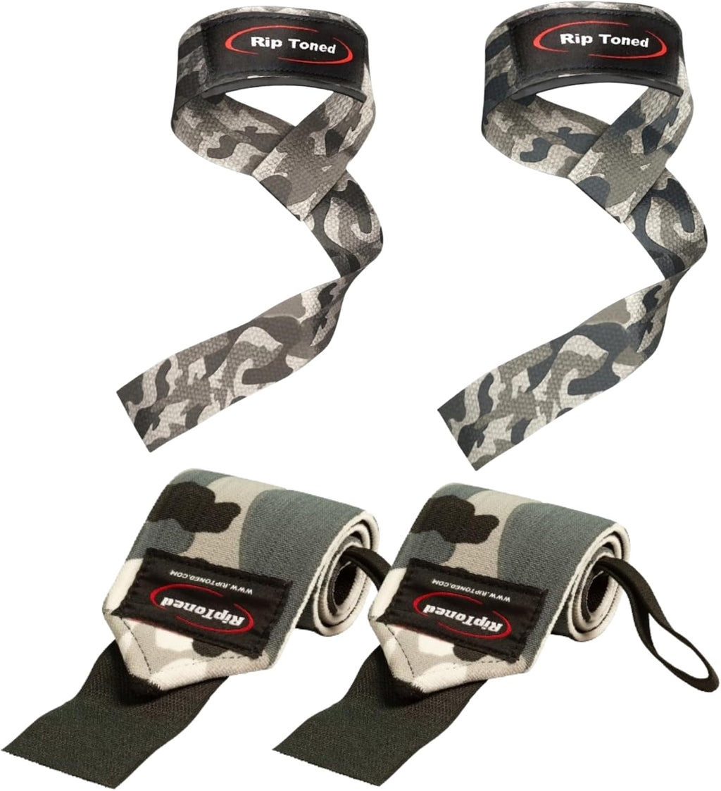 Wrist Wraps & Lifting Straps Combo – Dynamic Duo Push & Pull Support for Weightlifting – Wrist Support Wraps + Padded Grip Straps for Bench, Deadlifts, Rows & Pull-Ups (Men & Women) - view 4