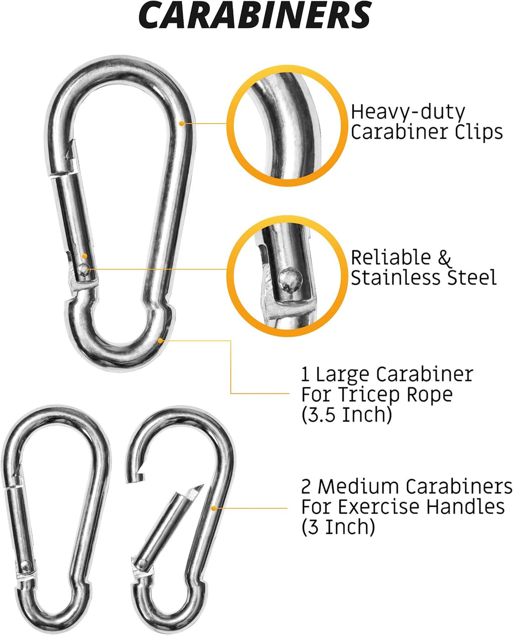 Tricep rope cable attachment, 35" rope pull down attachment, cable attachments for gym, cable handles gym equipment, gym rope pull down, rope attachment for cable machine, gym rope pull down - view 7