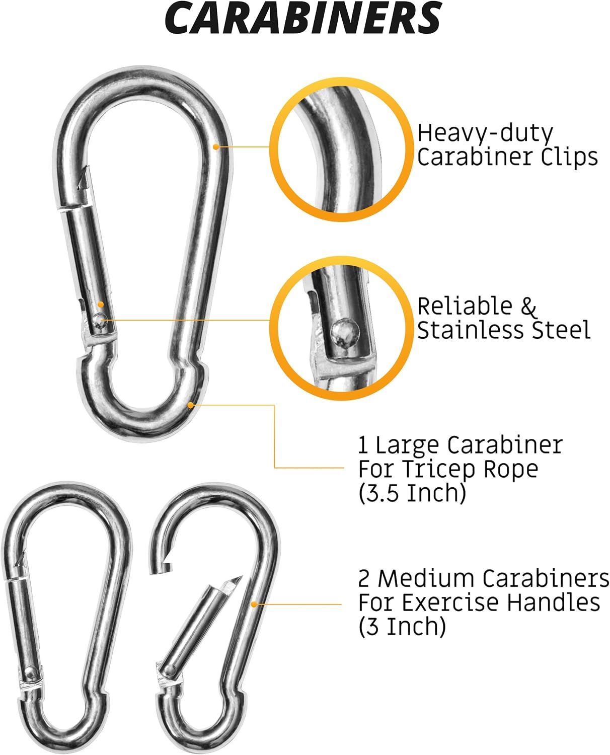 Tricep rope cable attachment, 35" rope pull down attachment, cable attachments for gym, cable handles gym equipment, gym rope pull down, rope attachment for cable machine, gym rope pull down - view 7