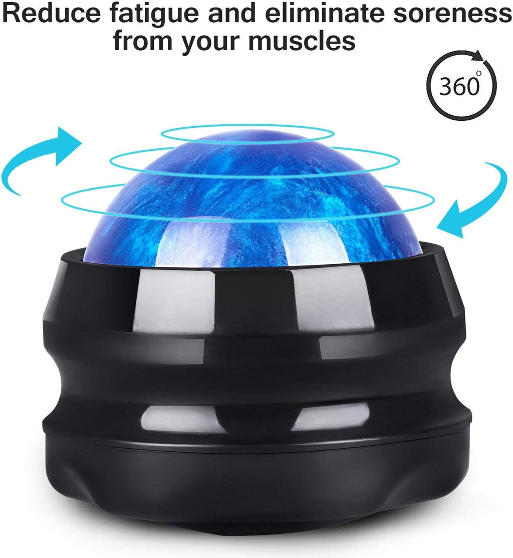 Manual Massage Roller Ball - Massager and Therapy Tool for Sore Muscles, Shoulders, Arms, Neck, Back, Feet, Body, Deep Tissue, Stiffness, Joint Pain, Stress Relief - view 4