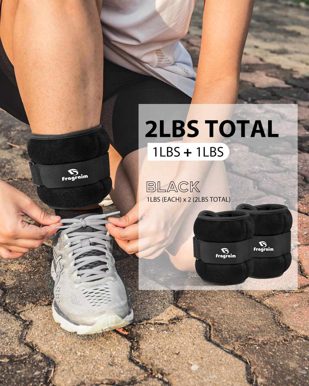 Ankle weights, 1/2/3/4/6/8/10 lbs 1 pair wrist leg arm weights for women, kids and men, comfortable and soft, perfect for dancing, running, walking, home fitness, physical therapy - view 3