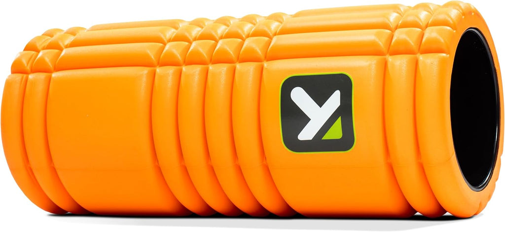 Performance Therapy Grid Foam Roller with Free Online Instructional Videos, Original (13-inch), Orange