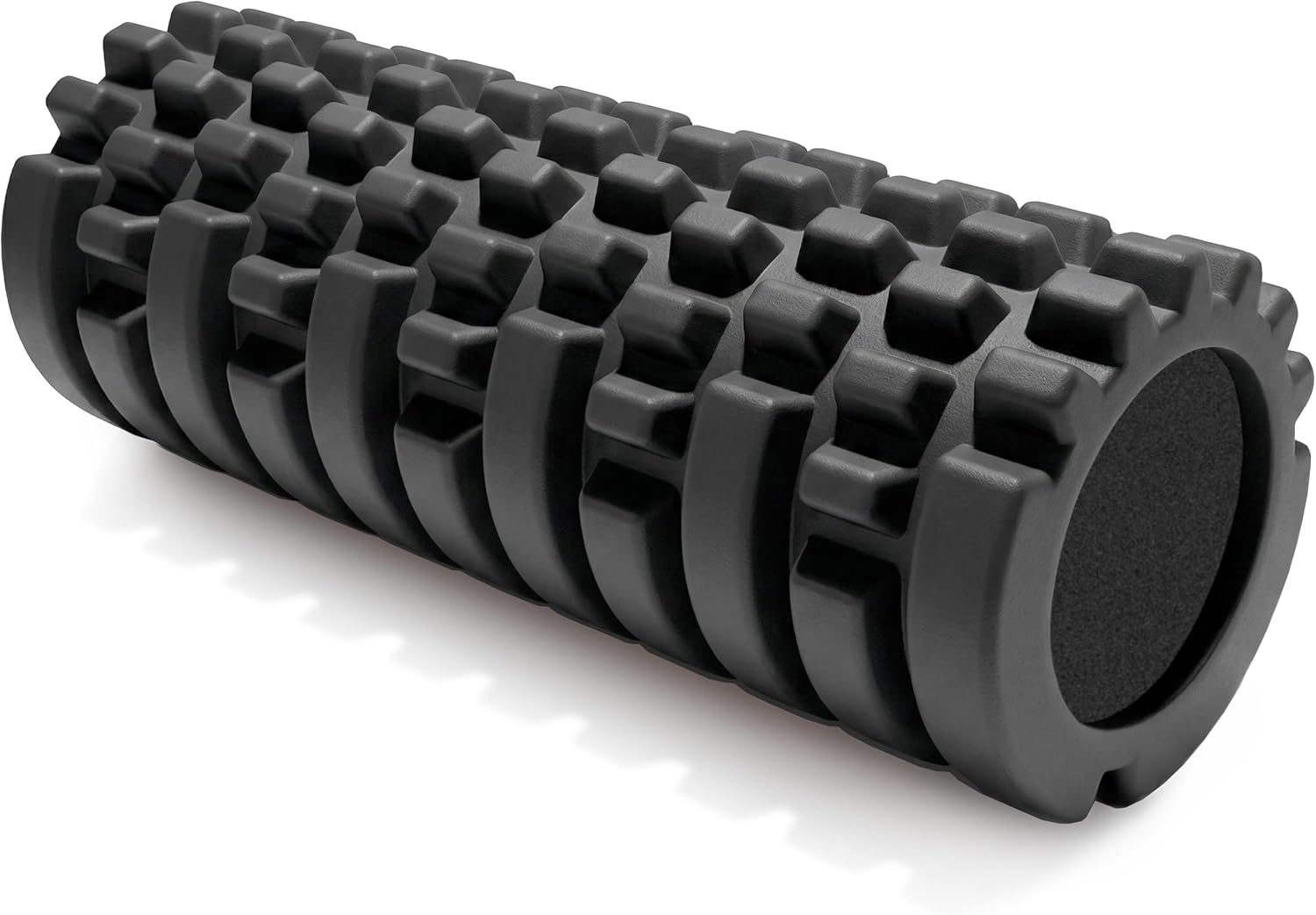 Foam roller - medium density deep tissue massager for muscle massage and myofascial trigger point release, with 4K eBook