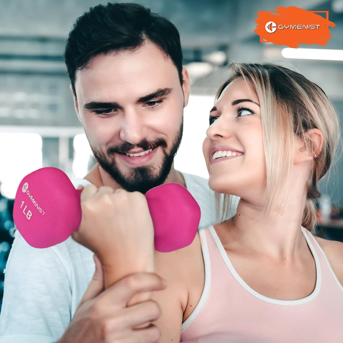 Pair of Dumbbells Set of 2 Soft Non Slip Grip Dumbbells Pair Covered with Neoprene - view 7