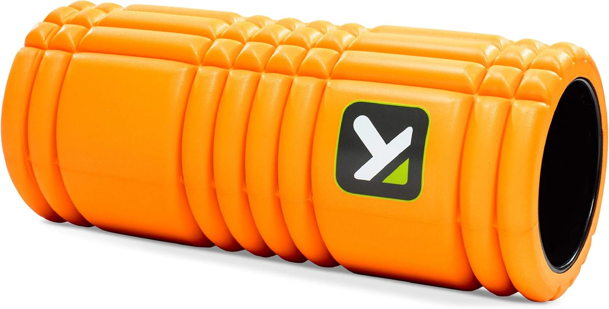 Performance Therapy Grid Foam Roller with Free Online Instructional Videos, Original (13-inch), Orange - view 6