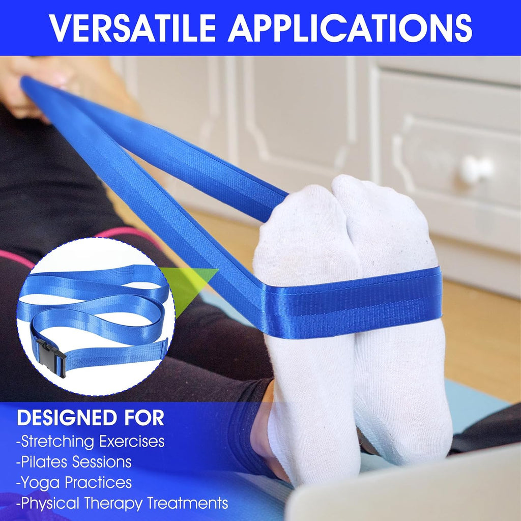Physical Therapy Strap, Extremity Mobilization Belt, Manual Traction Strap, Adjustable Stretch Straps for Stretching Yoga Leg Shoulder Exercise - view 5
