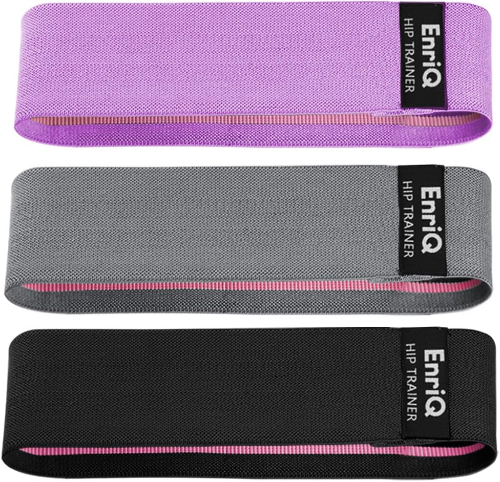Booty Bands Fabric Resistance Bands for Legs and Butt - Non Slip Cloth Hip Bands Elastic Workout Bands - Activate Glutes and Thighs - Made of Premium Elastic Fabric - view 7