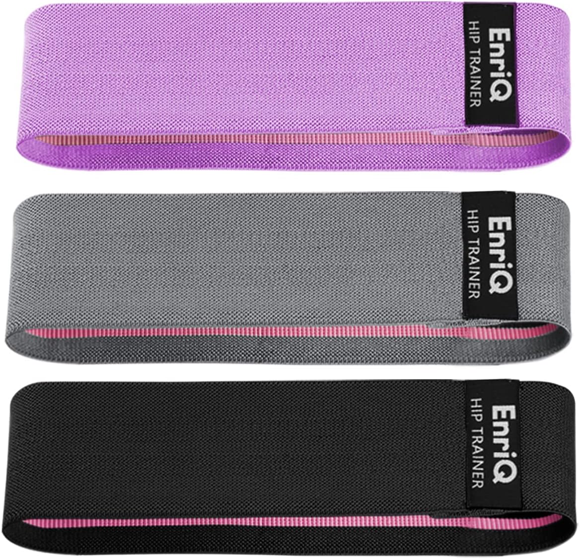 Booty Bands Fabric Resistance Bands for Legs and Butt - Non Slip Cloth Hip Bands Elastic Workout Bands - Activate Glutes and Thighs - Made of Premium Elastic Fabric - view 7