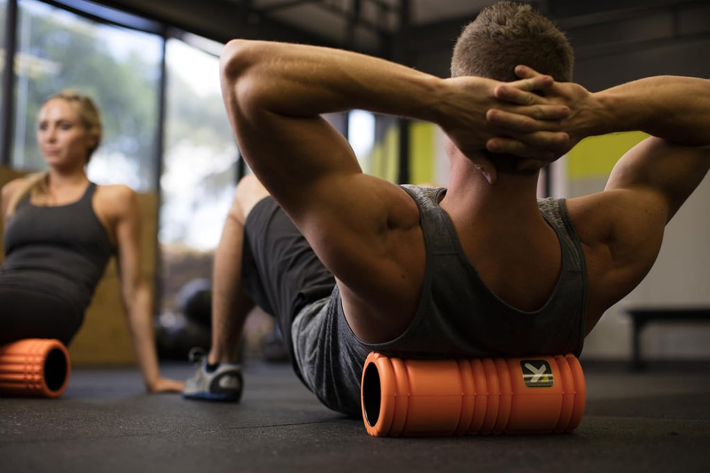 Performance Therapy Grid Foam Roller with Free Online Instructional Videos, Original (13-inch), Orange - view 5