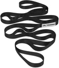 Non-Elastic Stretching Strap with Loops for Physical Therapy & Rehab, Knee Hip Leg ROM Post-Surgery, Yoga Strap for Stretching, Leg Lifter Strap Mobility Aid, Hamstring Calf Back