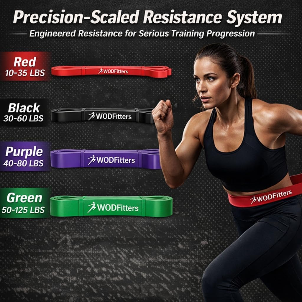 Pro Series Pull-Up Assistance Bands – Premium Resistance Loop Bands for Assisted Pull Ups, Muscle Ups, Strength Training & Mobility – Durable Bands for Functional Fitness - view 6