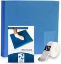 XL foam balance pad - extra large balance pad for physical therapy | rehab & ankle recovery, lower back/knee pain - X large wobble board cushion. FREE strap & BONUS eBook