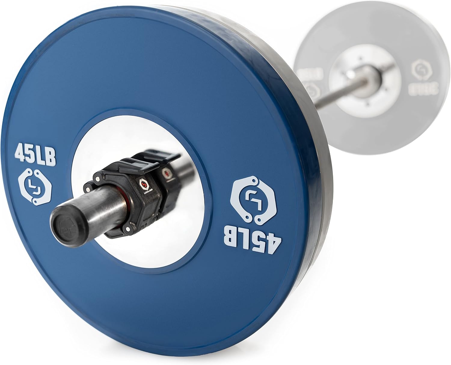 Lock-Jaw OLY 2 Barbell Collars & Clamps, 2"/50mm Olympic Bars | Heavy Duty Bar Clamps, Secure Weight Hold, Strength Training & Home Gym, Gym Accessories, Barbell Clips, Quick Release, 2 pcs - view 2