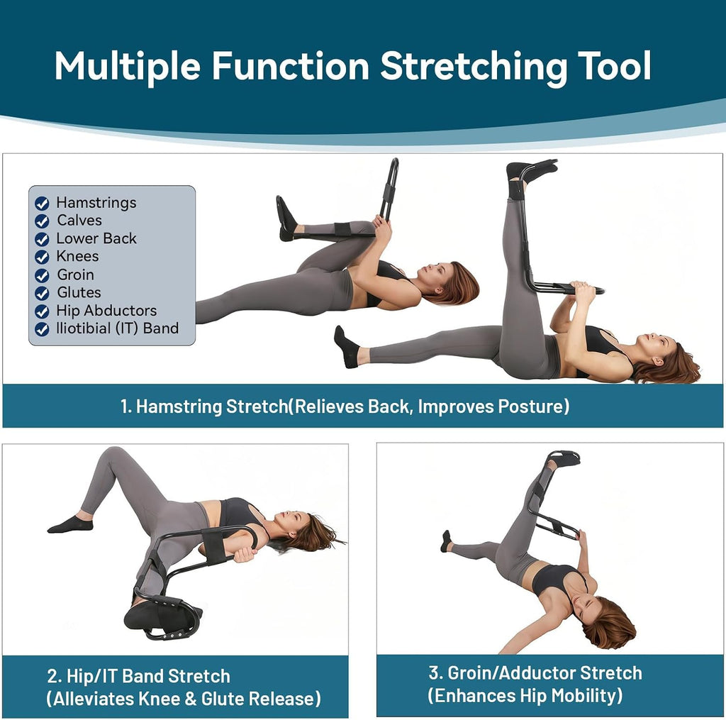 Hamstring Stretcher, Knee Extension Device, Lower Back, Hip & Calf Stretching - view 4