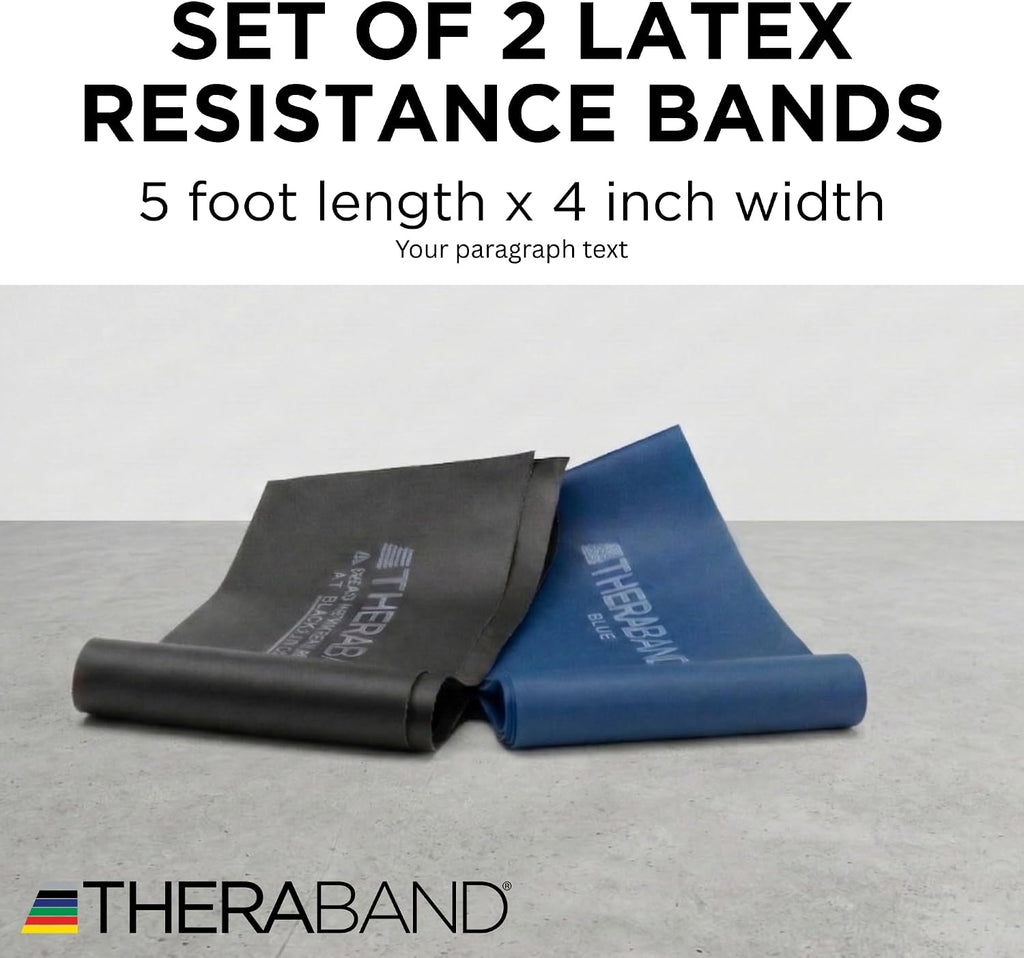 Resistance Bands Set, Elastic Bands for Exercise & Physical Therapy, Strength Training for Upper & Lower Body Fitness - view 3