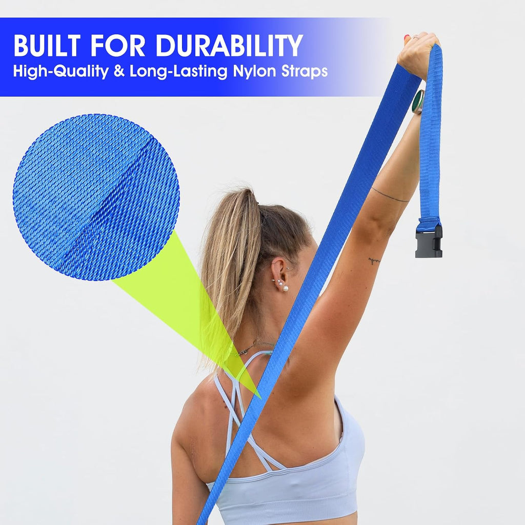 Physical Therapy Strap, Extremity Mobilization Belt, Manual Traction Strap, Adjustable Stretch Straps for Stretching Yoga Leg Shoulder Exercise - view 4
