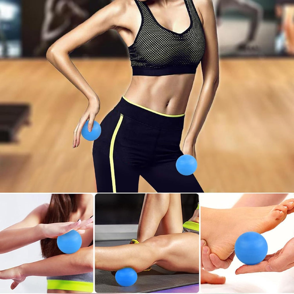 Massage Lacrosse Ball Therapy for Sore Muscles Myofascial Release | Shoulders, Neck, Back, Foot, Body, Deep Tissue, Trigger Point, Muscle Knots, Yoga - view 5