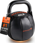 By Kim Lyons Soft Kettlebell with Handle | Soft Weight for Strength Training, Conditioning, Core & Full Body Workouts | Ergonomic Grip | Home Gym, Cross Training, HIIT & Functional Fitness Equipment