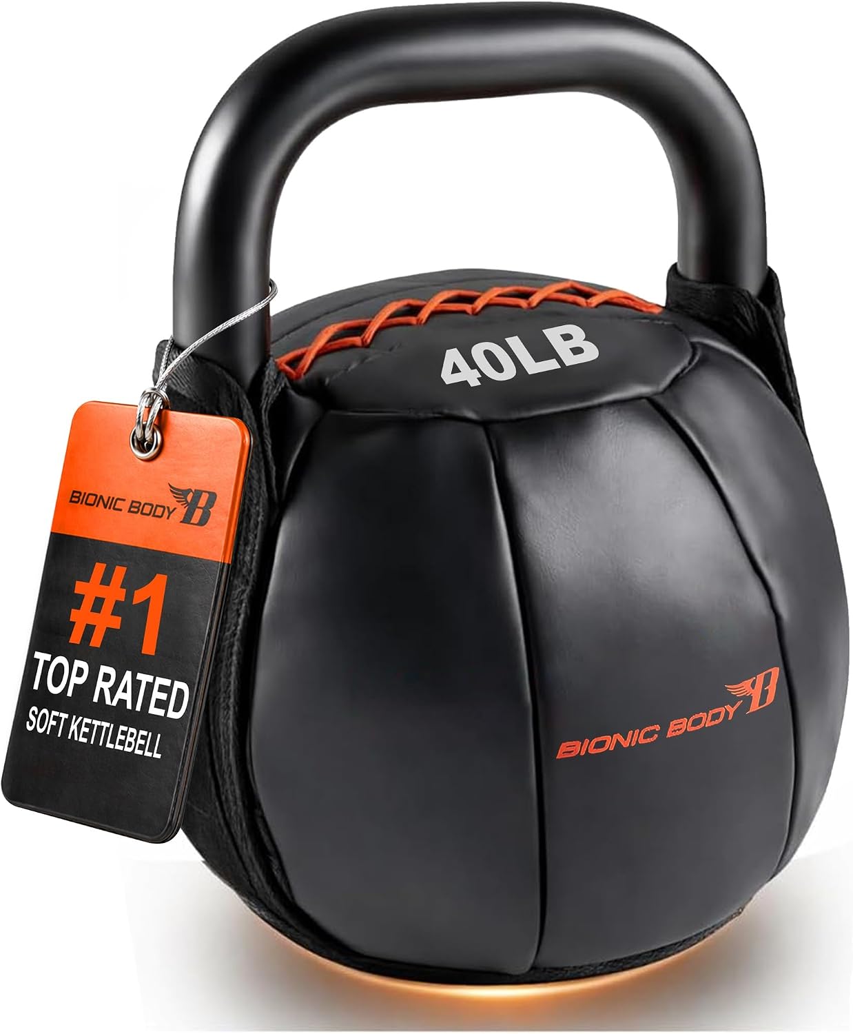 By Kim Lyons Soft Kettlebell with Handle | Soft Weight for Strength Training, Conditioning, Core & Full Body Workouts | Ergonomic Grip | Home Gym, Cross Training, HIIT & Functional Fitness Equipment