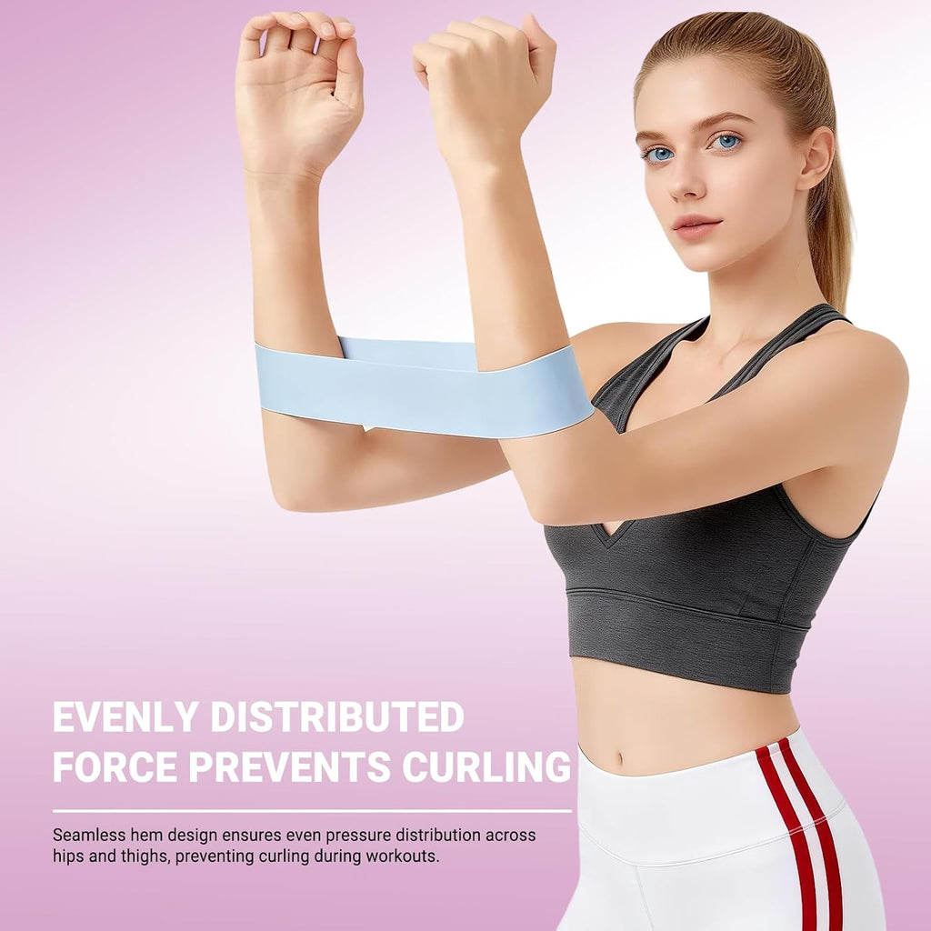 Resistance Bands for Working Out - 2/3/4 Pack Elastic Loop Exercise Band Set 15 25 35 50 lbs, Strength Training Stretching Home Gym Workout Bands for Pilates Yoga Leg Glute Arm Workout for Women Men - view 4
