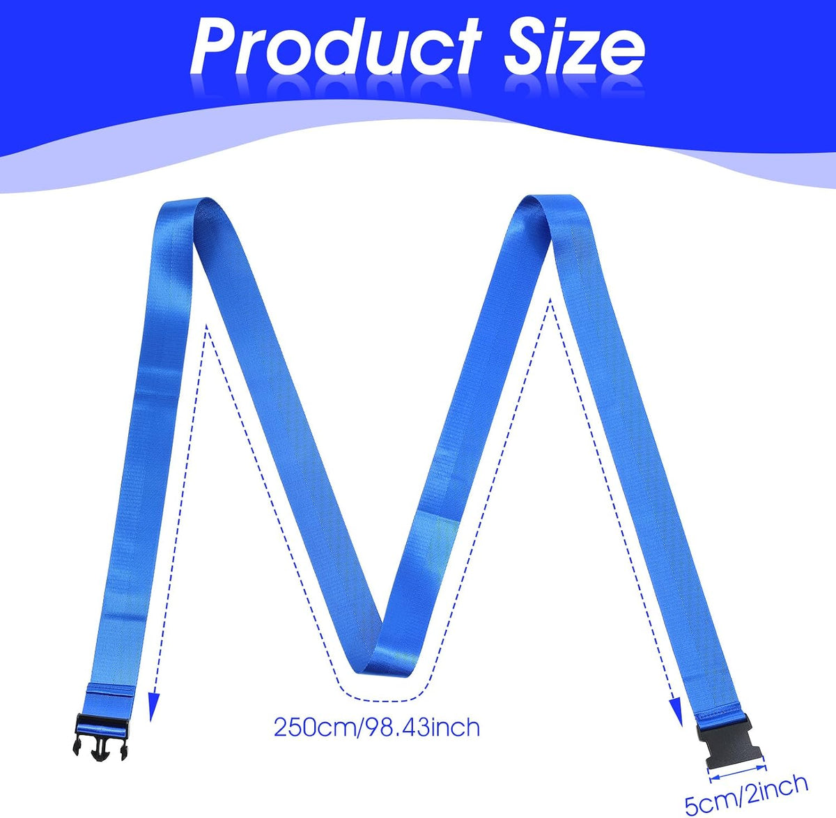 Physical Therapy Strap, Extremity Mobilization Belt, Manual Traction Strap, Adjustable Stretch Straps for Stretching Yoga Leg Shoulder Exercise - view 2