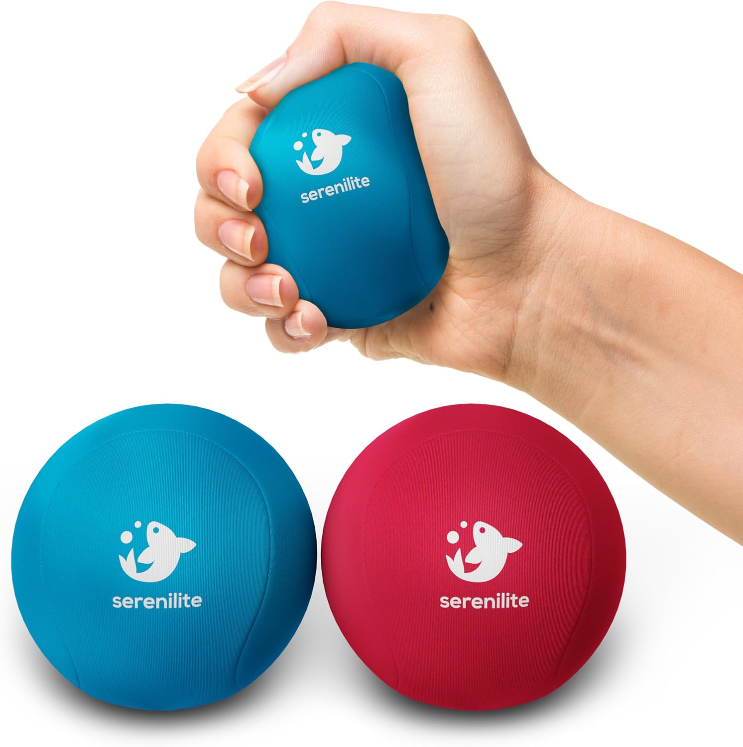 Stress Balls for Adults, Squeeze Ball for Hand Therapy, Stress Ball, Hand Exercisers for Therapy & Grip Strengthening, Physical Therapy Balls, Hand Grip Strengthener.