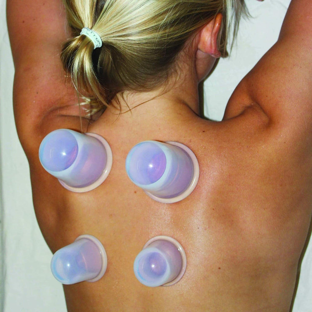 Silicone cupping set, 6 massage cups, 2 sizes, for pain relief | massage therapy cups for arthritis and pain relief, anti-aging and cellulite; cupping kit for relaxation and muscle recovery - view 7