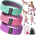 Fabric Resistance Bands for Working Out | Exercise Bands for Women and Men, Booty Bands for Legs and Glute, Yoga, Pilates, Rehab, Fitness and Home Workout